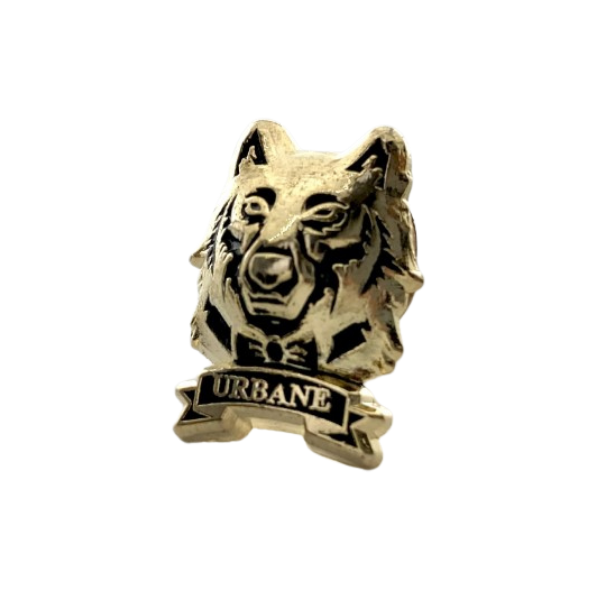 Wolf Lapel Pin (Gold Plated)