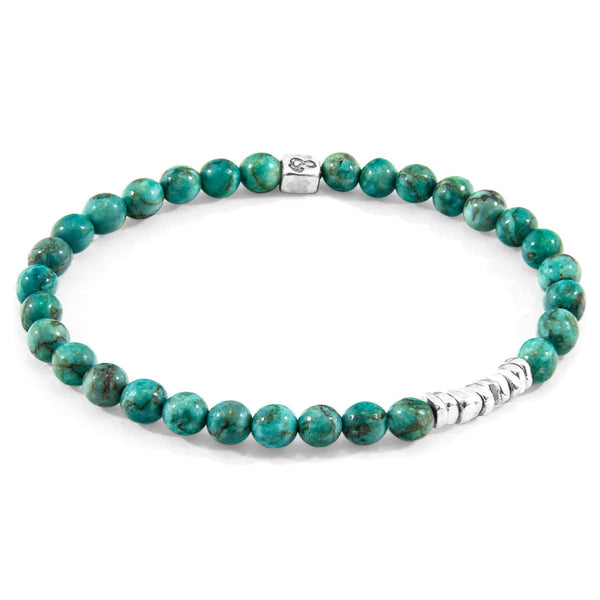 Blue Turquoise Atrato Silver and Stone Bracelet - Tayroc