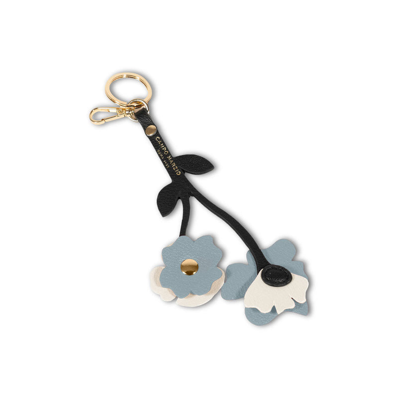Campo Marzio Keyring Flowers - Baby Blue