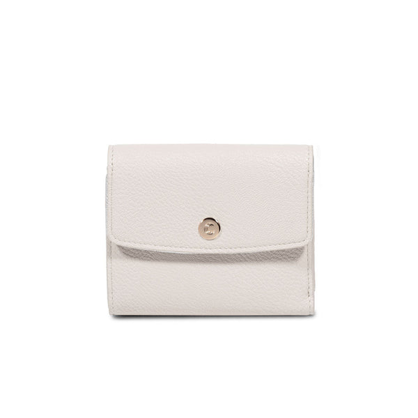 Campo Marzio Audrey Small Flap Wallet - Off White