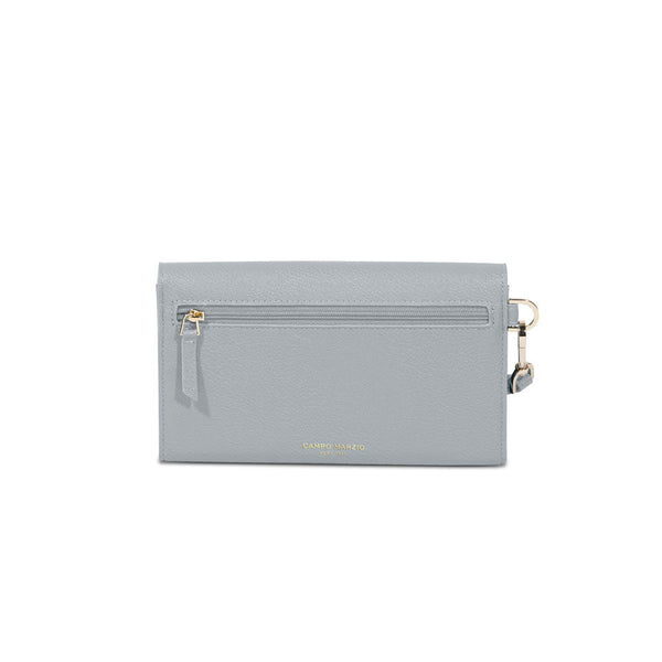 Campo Marzio Flap Wallet with Removable Wristlet - Baby Blue