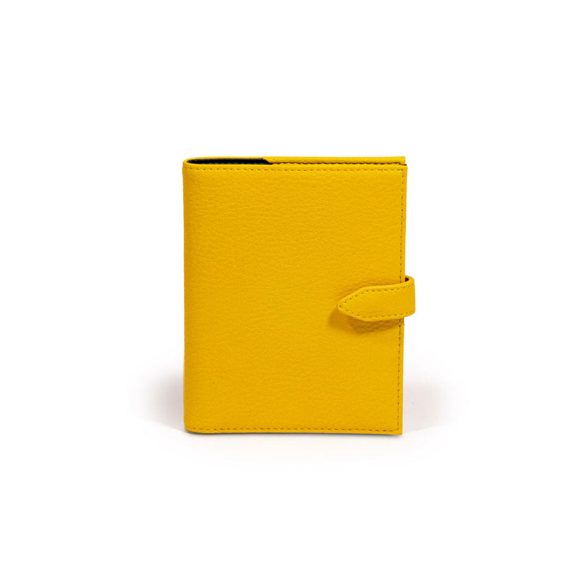 Campo Marzio Passport Holder with Tab Closure - Yellow