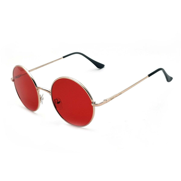 'Journeyman' Metal Round Silver With Red Lens - Tayroc