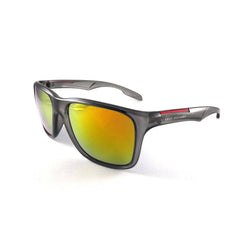 Sporty 'Putney' Square Grey Sunglasses with Revo Lens - Tayroc