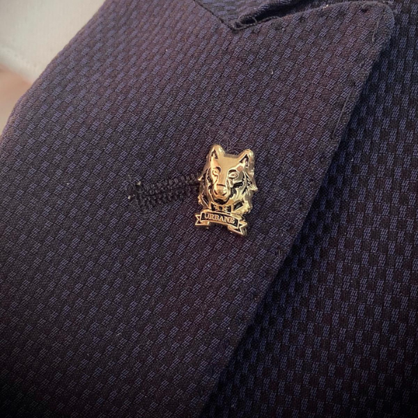 Wolf Lapel Pin (Gold Plated)