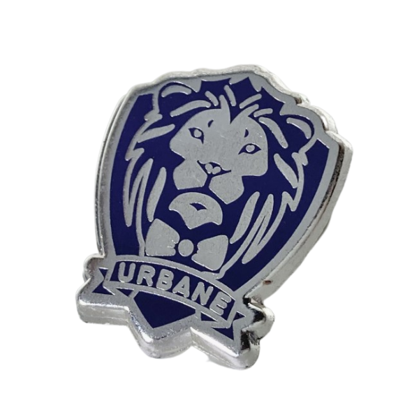 Lion Lapel Pin (Blue)