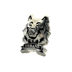 Wolf Lapel Pin (Silver Plated)