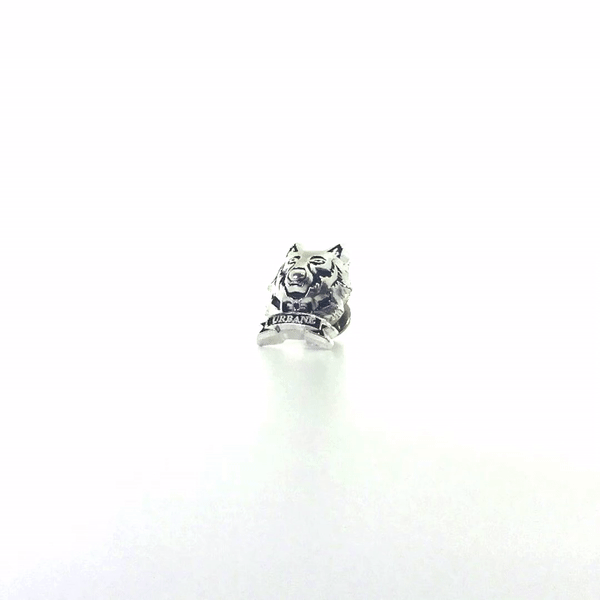 Wolf Lapel Pin (Silver Plated)